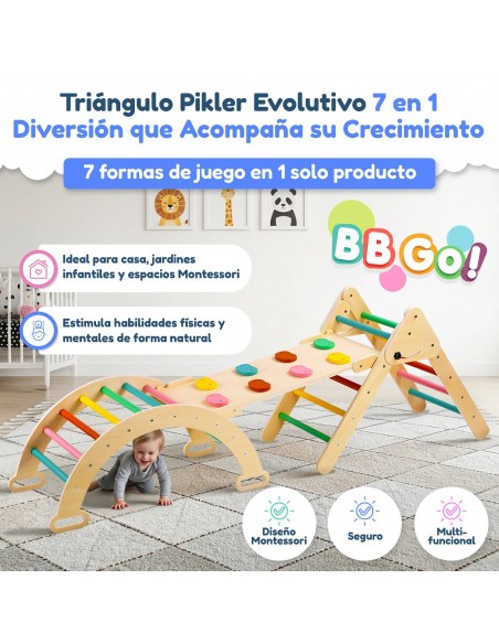 PIKLER ESCALADA MADERA MONTESSORI OFERTA