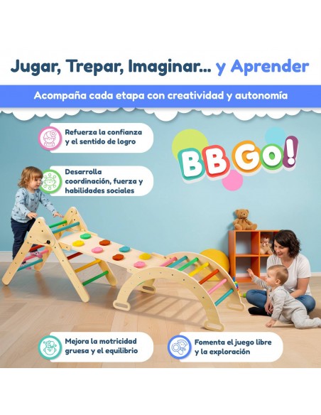 PIKLER ESCALADA MADERA MONTESSORI OFERTA