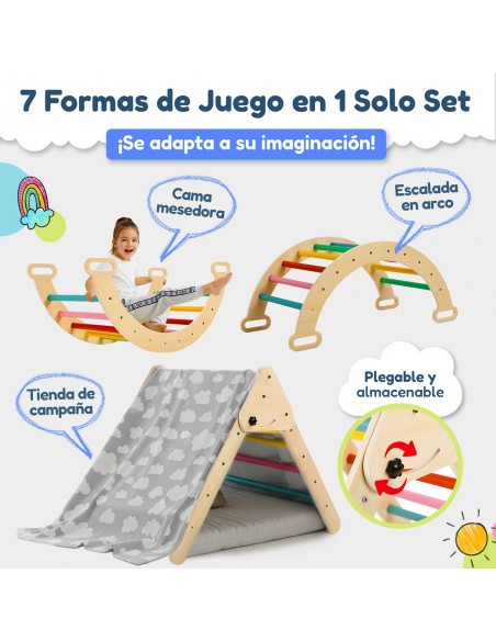 PIKLER ESCALADA MADERA MONTESSORI OFERTA