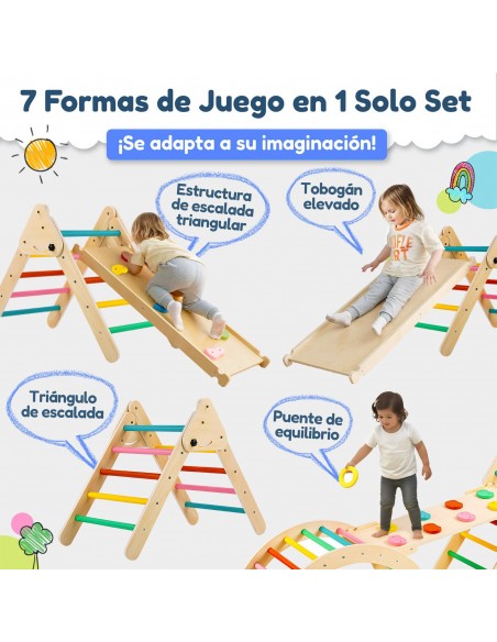 PIKLER ESCALADA MADERA MONTESSORI OFERTA