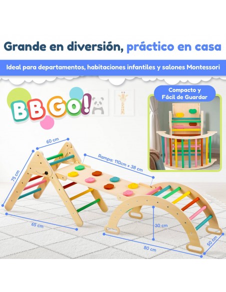 PIKLER ESCALADA MADERA MONTESSORI OFERTA