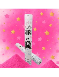 CANON CONFETIS REVELACION GENERO SEXO ROSA NINA