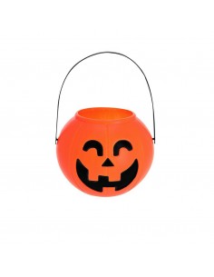 CESTA HALLOWEEN CALABAZA CON ASA 2