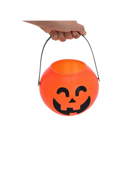 CESTA HALLOWEEN CALABAZA CON ASA